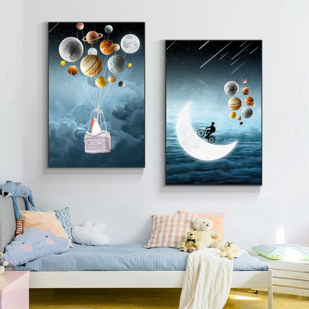 Arthia Designs - Take Me To The Moon Canvas Art - Review