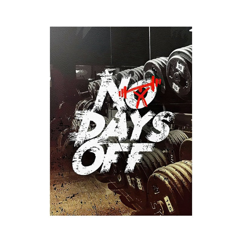 Arthia Designs - No Days Off Gym Motivational Canvas Art - Review