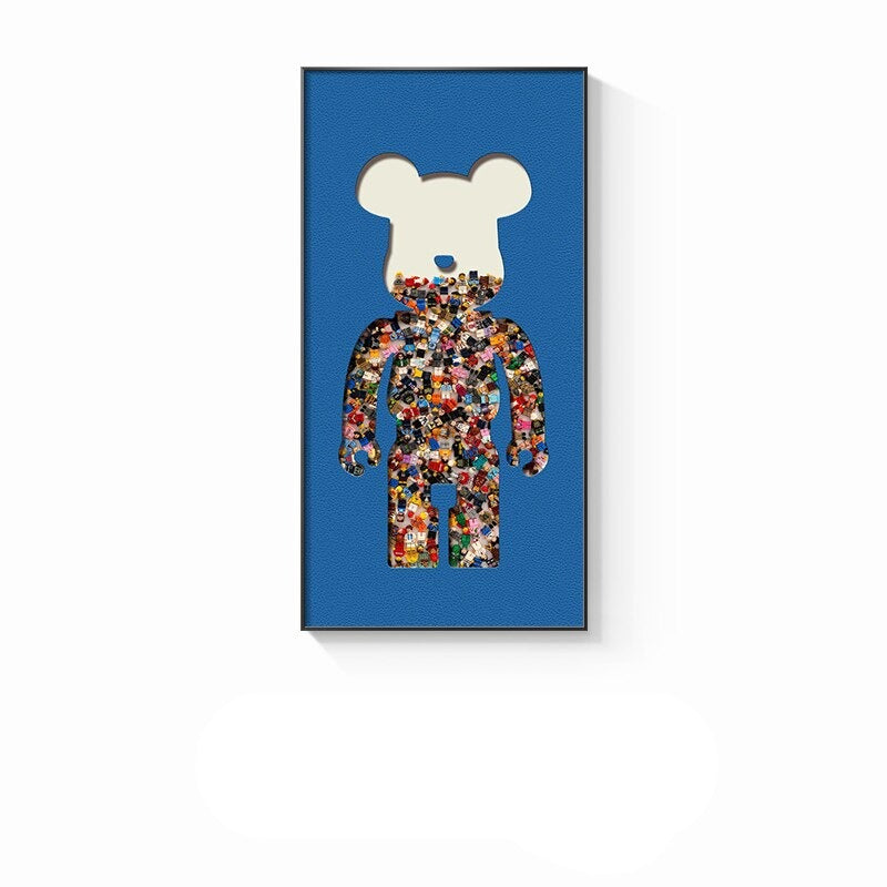 Arthia Designs - Bearbrick Street Posters Wall Canvas Art - Review