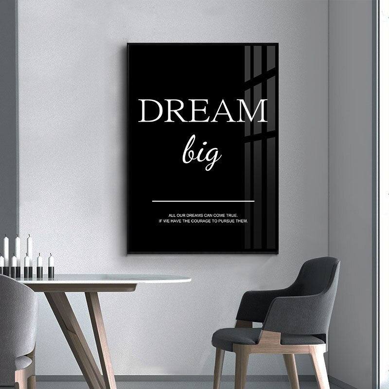 Arthia Designs - Modern Simple Inspirational Quote Canvas Art - Review