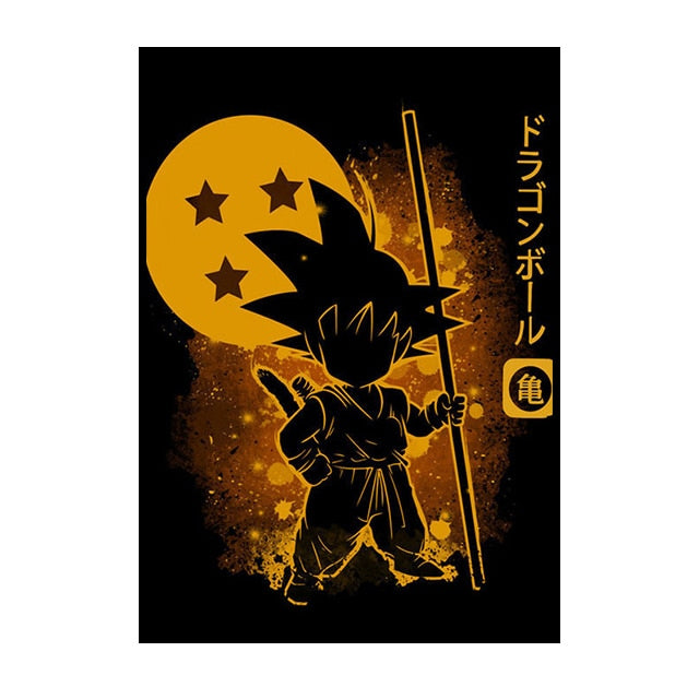 Arthia Designs - Dragon Ball Goku Silhouette Canvas Art - Review