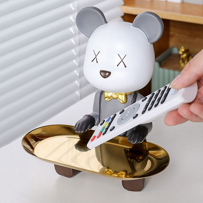 Arthia Designs - Sitting Bow Tie Bear Tray Statue - Review