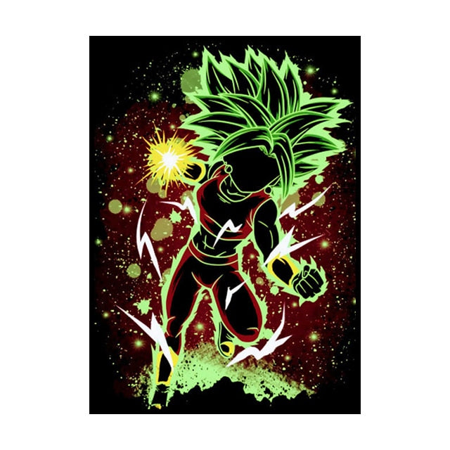 Arthia Designs - Dragon Ball Goku Silhouette Canvas Art - Review