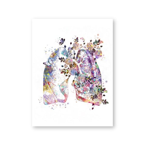 Arthia Designs - Floral Anatomy of Pregnancy Canvas Art - Review