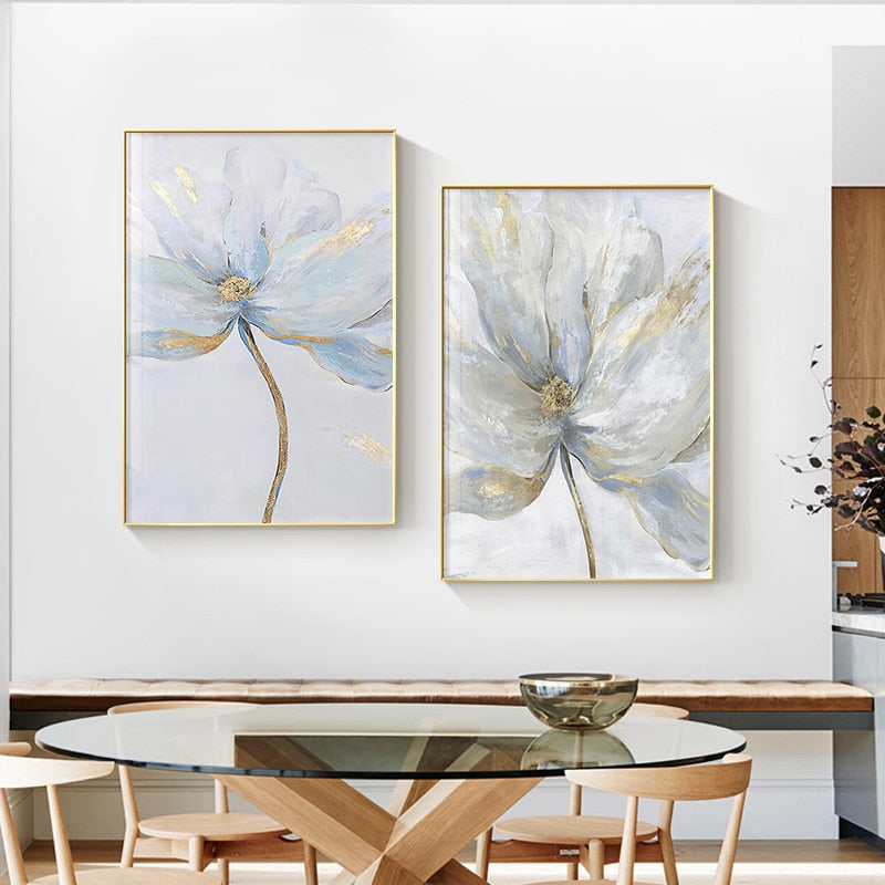 Arthia Designs - Harebell Scandinavian Flower Canvas Art - Review