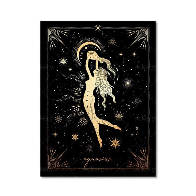 Arthia Designs - Twelve Constellation of the Zodiac Canvas Art - Review