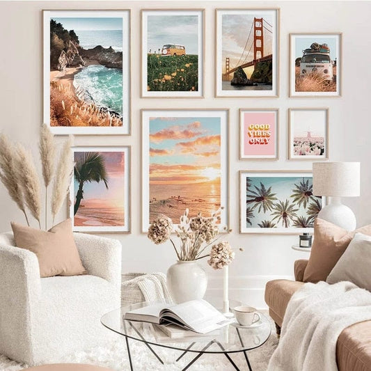 Arthia Designs - Ocean Sunset Landscape Canvas Art - Review