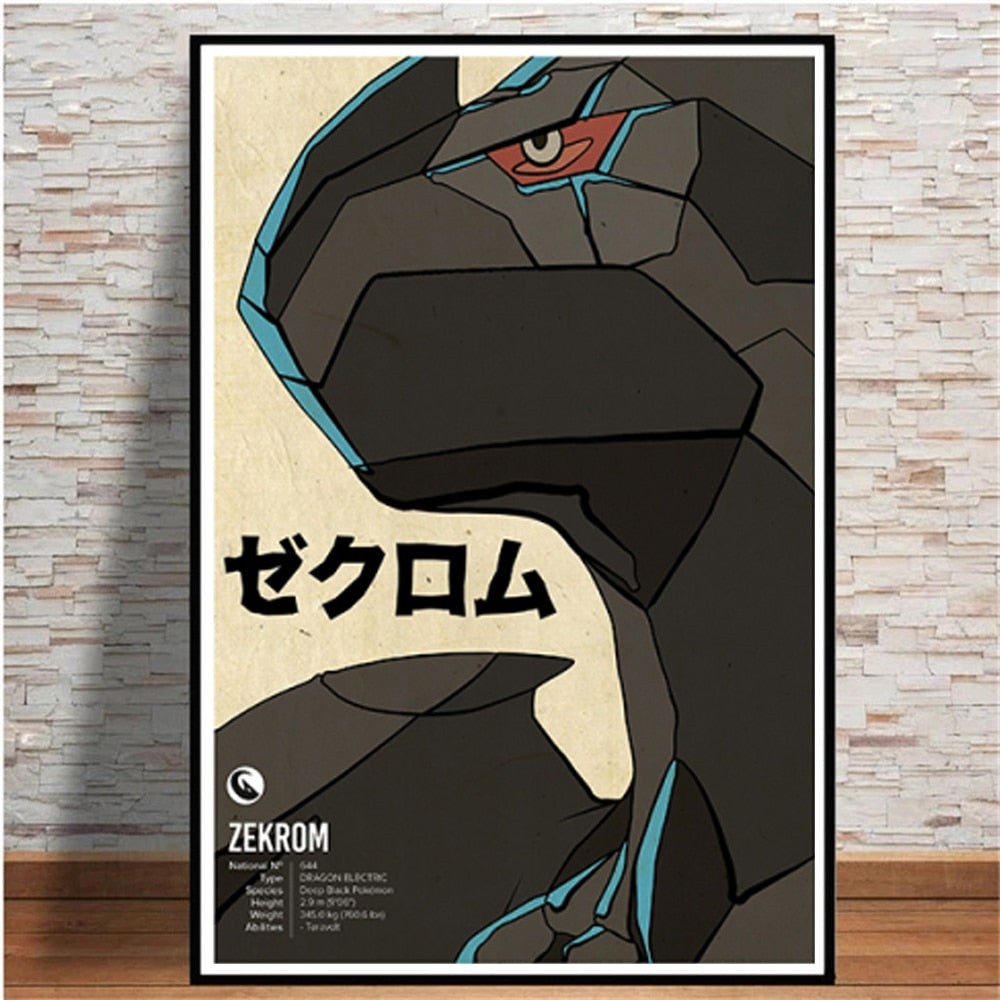 Arthia Designs - Pokémon Retro Poster Canvas Art - Review