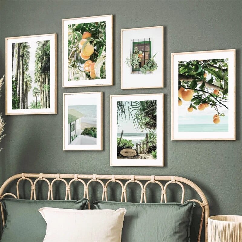 Arthia Designs - Tropical Forest Orange Garden Canvas Art - Review