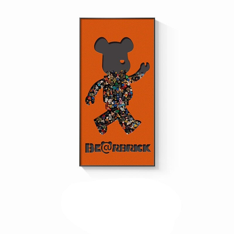 Arthia Designs - Bearbrick Street Posters Wall Canvas Art - Review