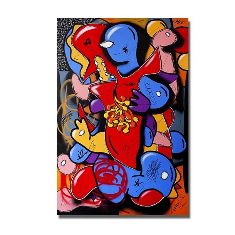 Arthia Designs - Abstract Graffiti Picasso Canvas Art - Review