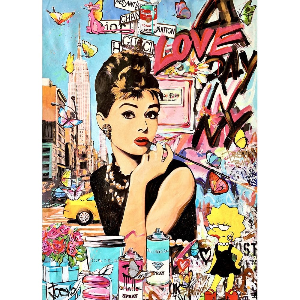 Arthia Designs - Graffiti Paris Vogue Magazine Canvas Art - Review