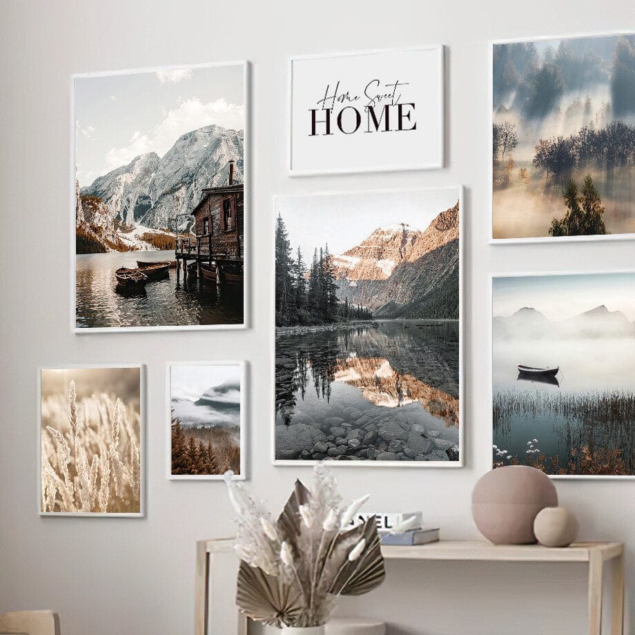 Arthia Designs - Cabin By The Lake Canvas Art - Review