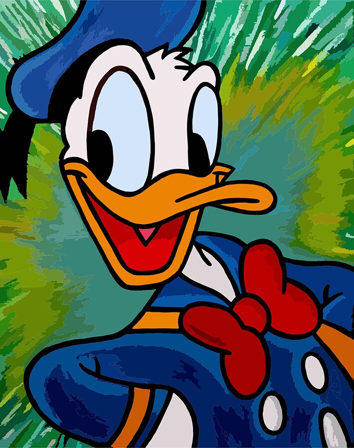 Arthia Designs - Money Loving Donald Duck Canvas Art - Review