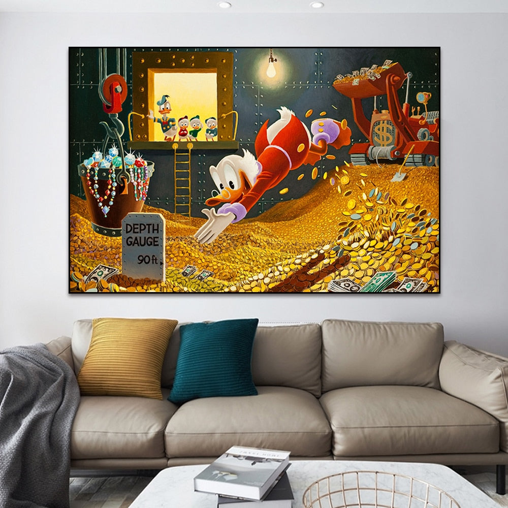 Arthia Designs - Donald Duck American Express Card Canvas Art - Review