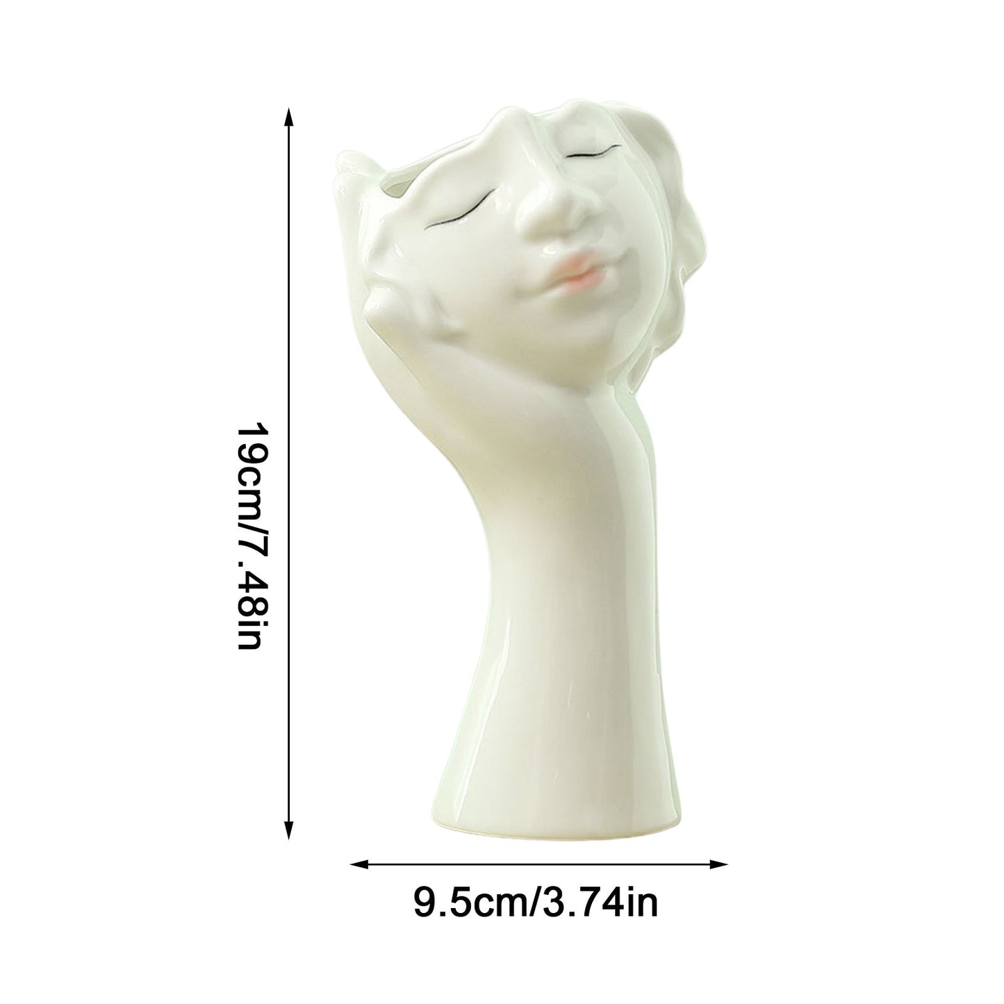 Arthia Designs - Human Face Ceramic Vase Figurine - Review