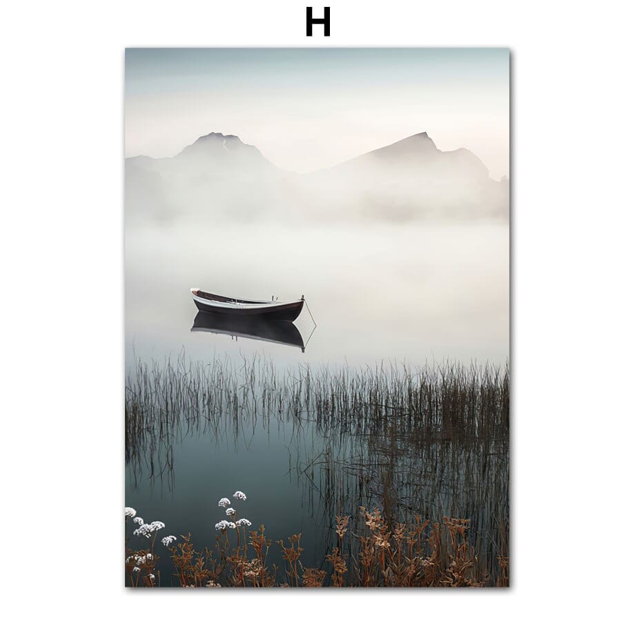 Arthia Designs - Cabin By The Lake Canvas Art - Review