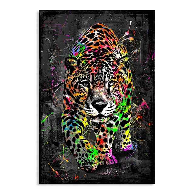 Arthia Designs - Graffiti Animals Oil Paintings Canvas Art - Review