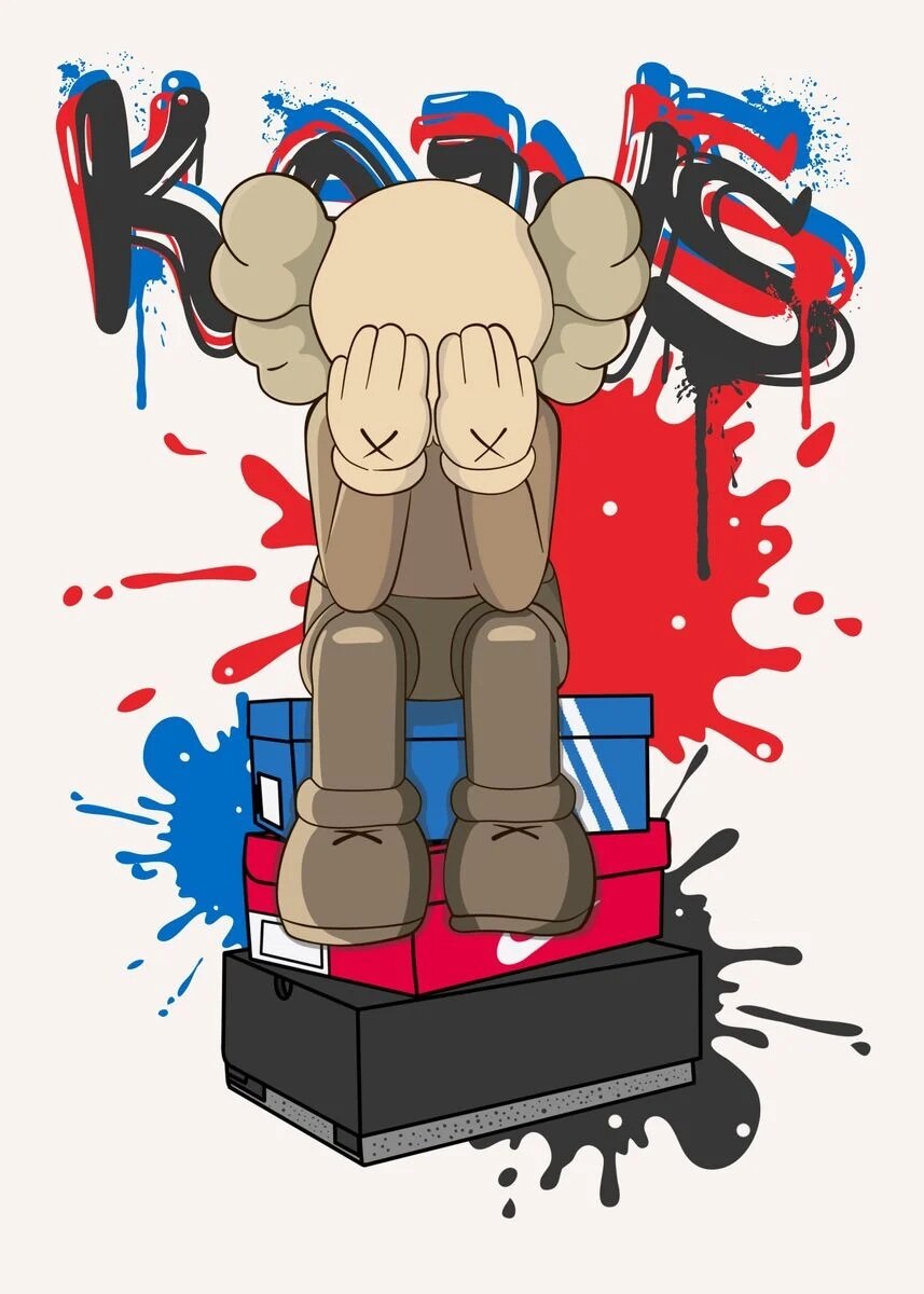 Arthia Designs - Graffiti KAWS Toys Collections Canvas Art - Review