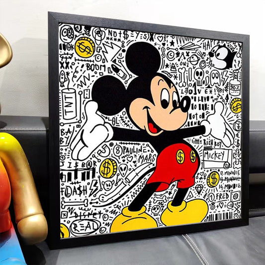 Arthia Designs - Cartoon Mickey Mouse Comics Canvas Art - Review