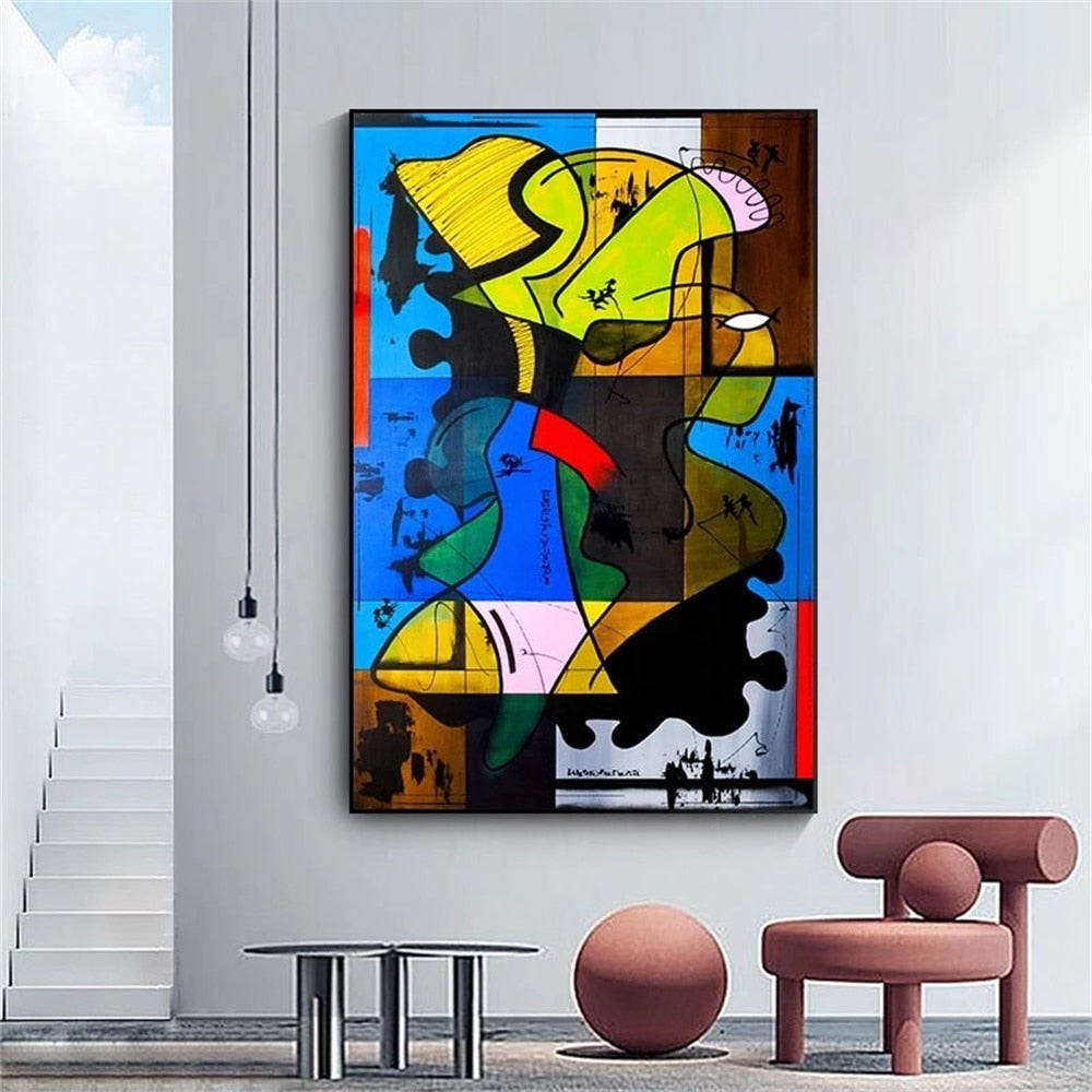 Arthia Designs - Abstract Graffiti Picasso Canvas Art - Review