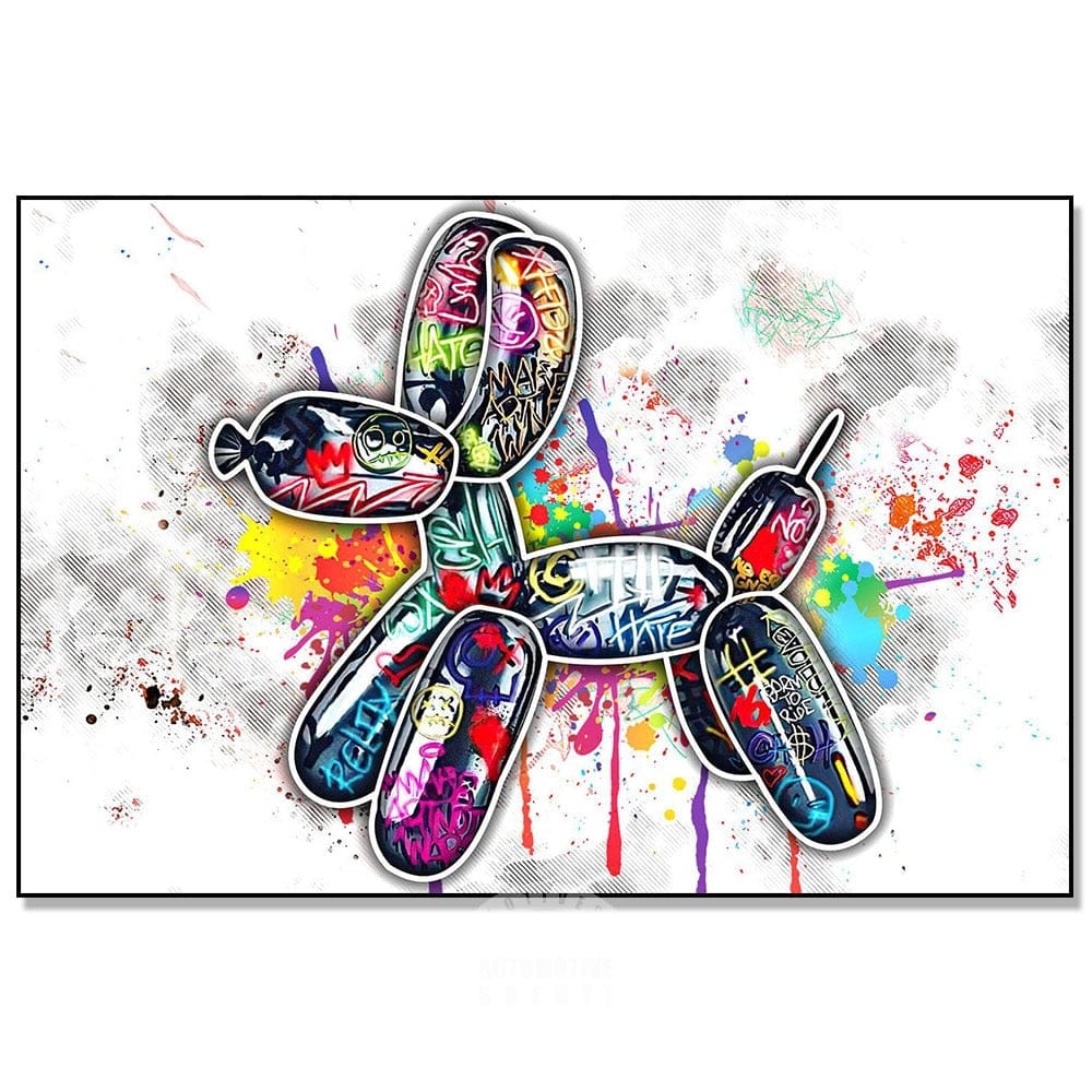 Arthia Designs - Balloon Dog Graffiti Canvas Art - Review