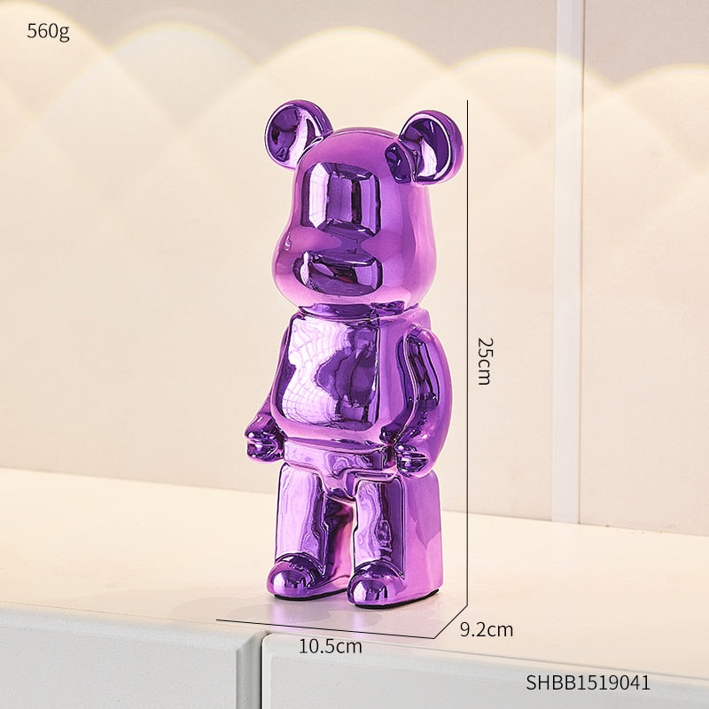 Arthia Designs - Electroplating Piggy Bank Bear Statue - Review