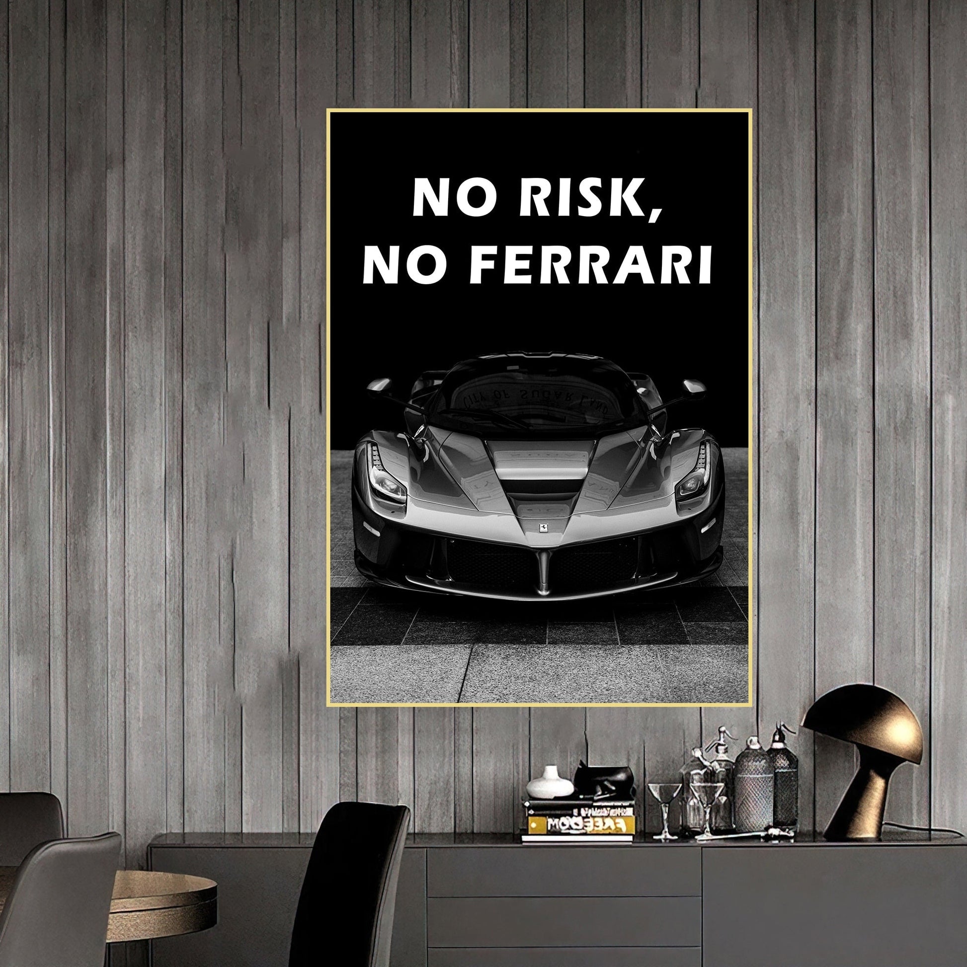 Arthia Designs - No Risk No Ferrari Canvas Art - Review