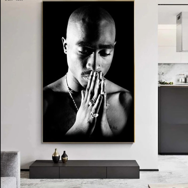 Arthia Designs - Black & White Rapper Canvas Art - Review