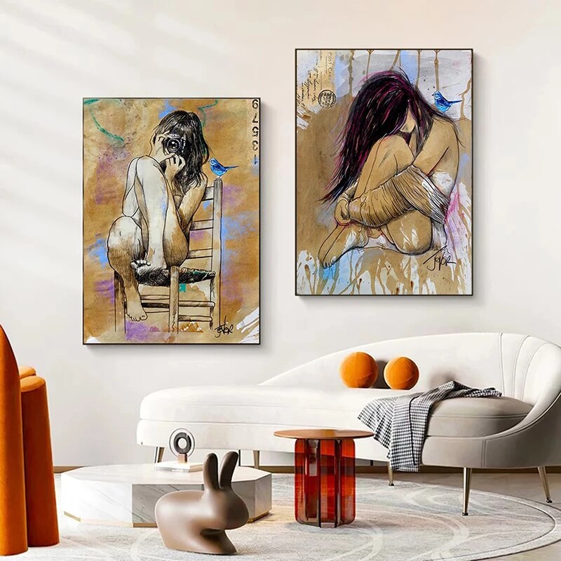 Arthia Designs - Vintage Sexy Woman Portrait Canvas Art - Review