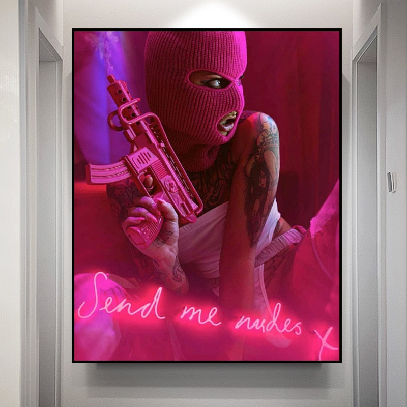 Arthia Designs - Sexy Women Robber Canvas Art - Review