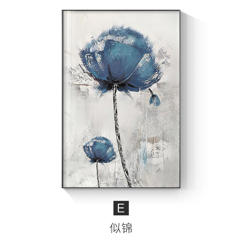 Arthia Designs - Harebell Scandinavian Flower Canvas Art - Review