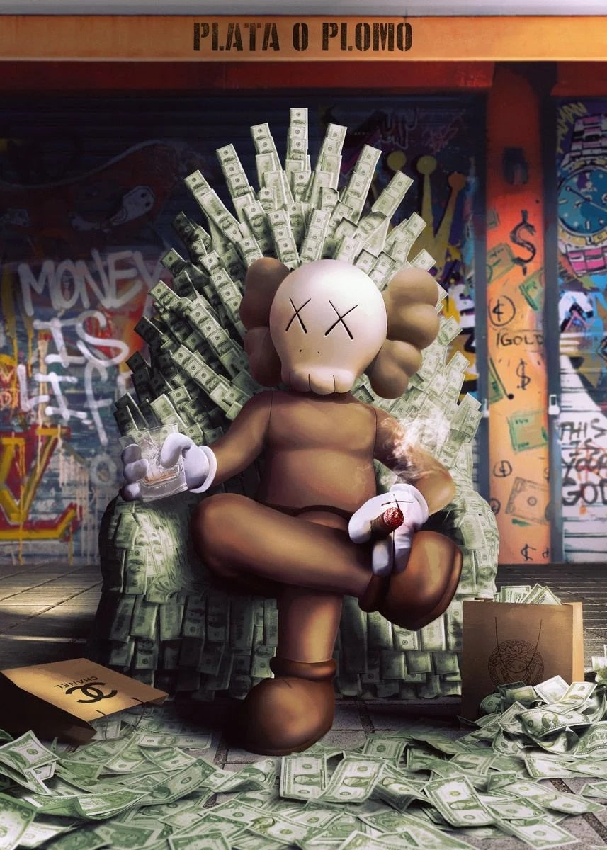 Arthia Designs - Graffiti KAWS Toys Collections Canvas Art - Review