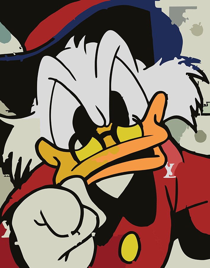 Arthia Designs - Money Loving Donald Duck Canvas Art - Review