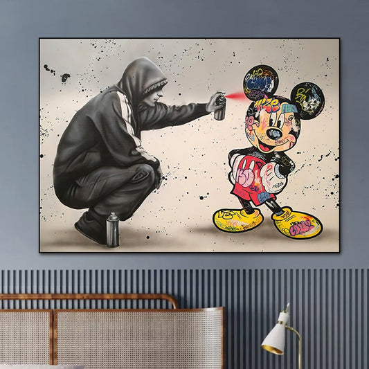 Arthia Designs - Mickey Mouse Graffiti Canvas Art - Review