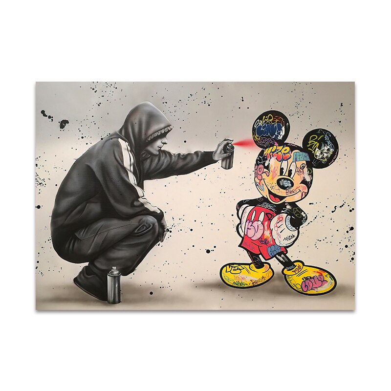 Arthia Designs - Mickey Mouse Graffiti Canvas Art - Review