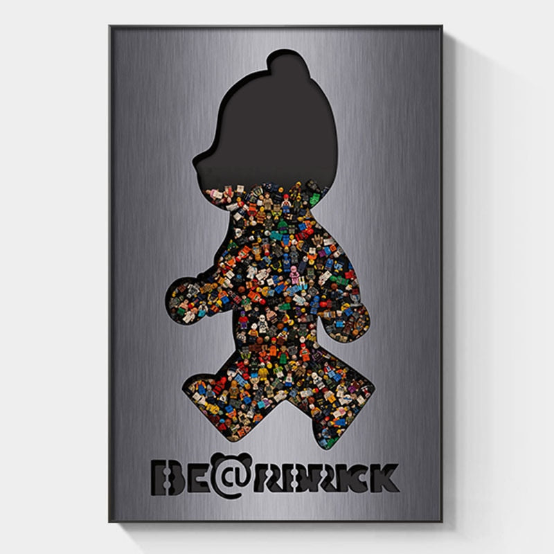 Arthia Designs - Cartoon Bearbrick Graffiti Canvas Art - Review