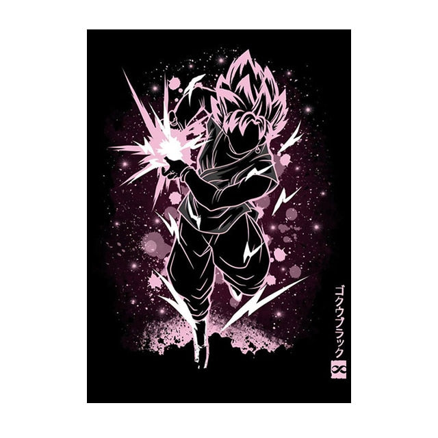 Arthia Designs - Dragon Ball Goku Silhouette Canvas Art - Review