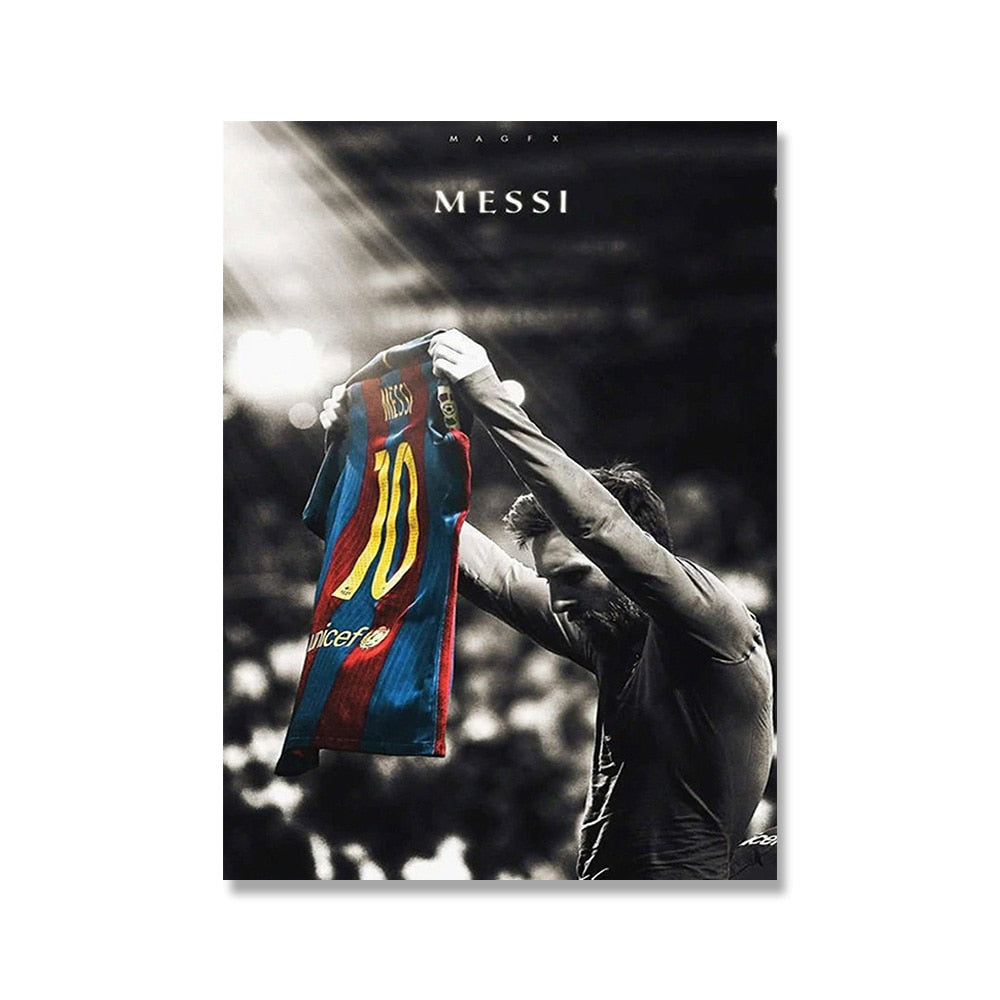 Arthia Designs - GOAT Messi Poster Canvas Art - Review