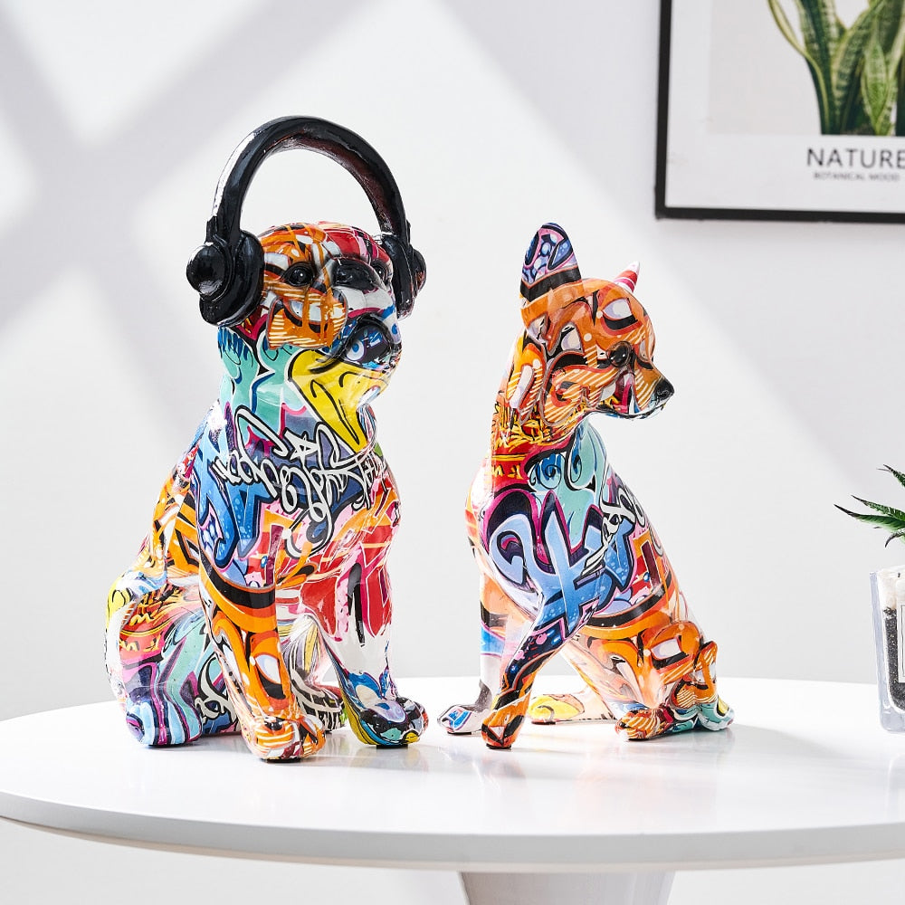 Arthia Designs - Graffiti Dogs Resin Figurine - Review