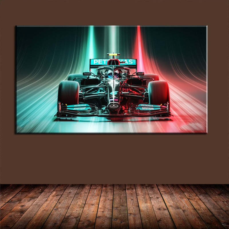 Arthia Designs - Formula One Mercedes Car Canvas Art - Review