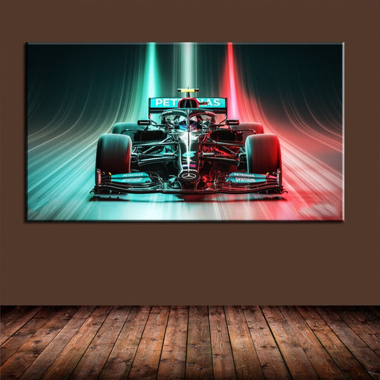 Arthia Designs - Formula One Mercedes Car Canvas Art - Review