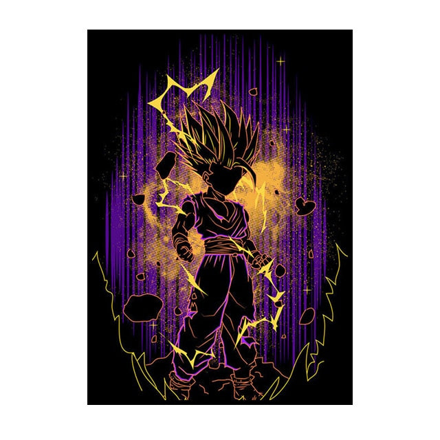 Arthia Designs - Dragon Ball Goku Silhouette Canvas Art - Review