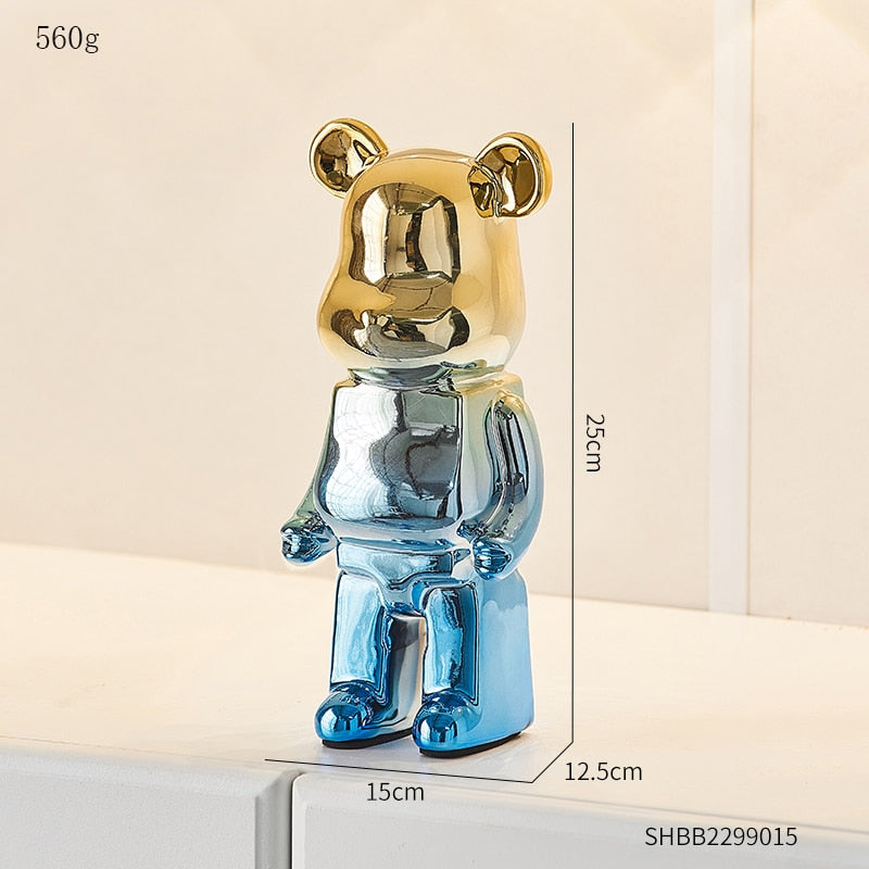 Arthia Designs - Electroplating Piggy Bank Bear Statue - Review