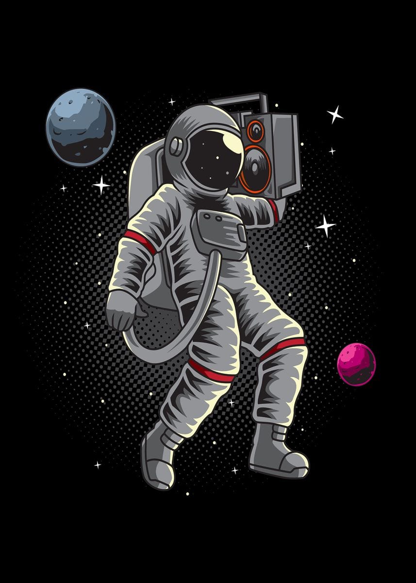 Arthia Designs - Various Funny Astronaut Painting Canvas Art - Review