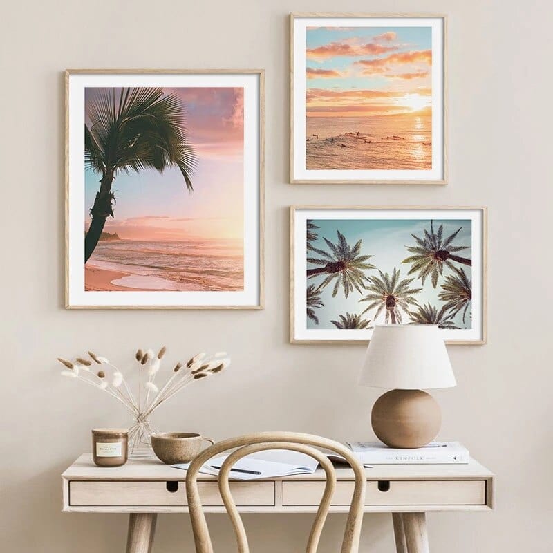 Arthia Designs - Ocean Sunset Landscape Canvas Art - Review