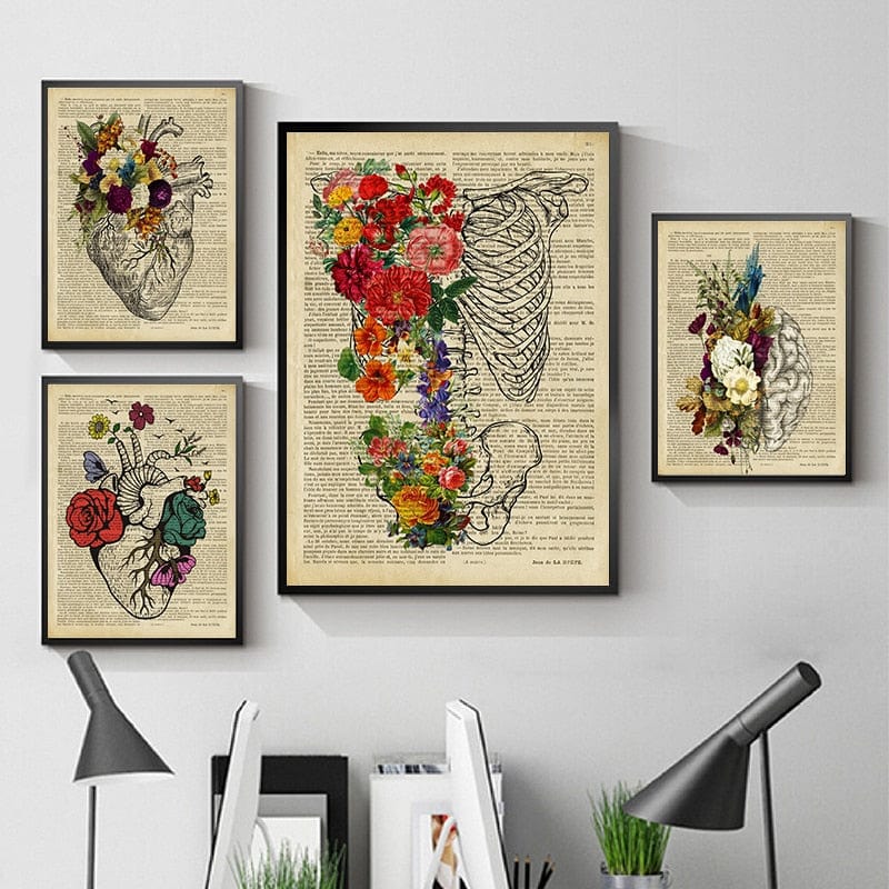 Arthia Designs - Vintage Anatomie Florale Canvas Art - Review