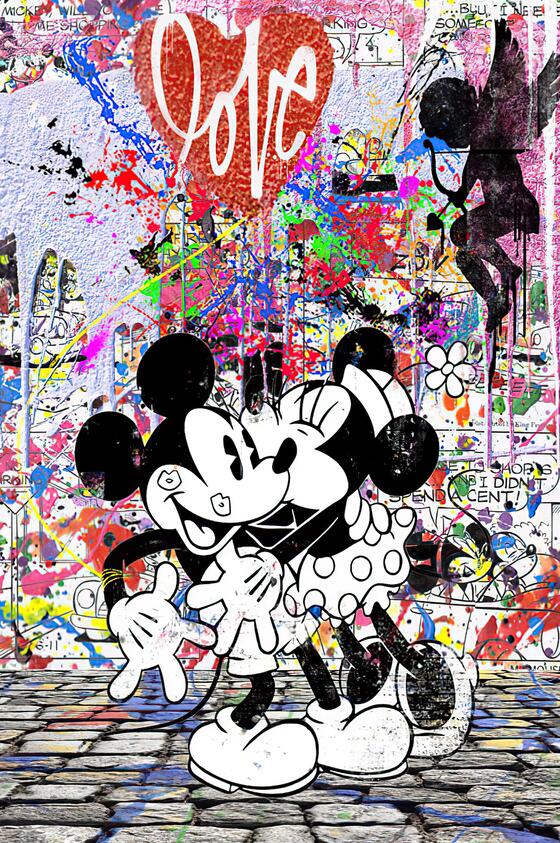 Arthia Designs - Mickey Mouse and Donald Duck Graffiti Canvas Art - Review