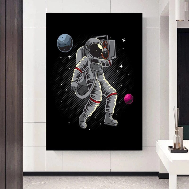 Arthia Designs - Various Funny Astronaut Painting Canvas Art - Review