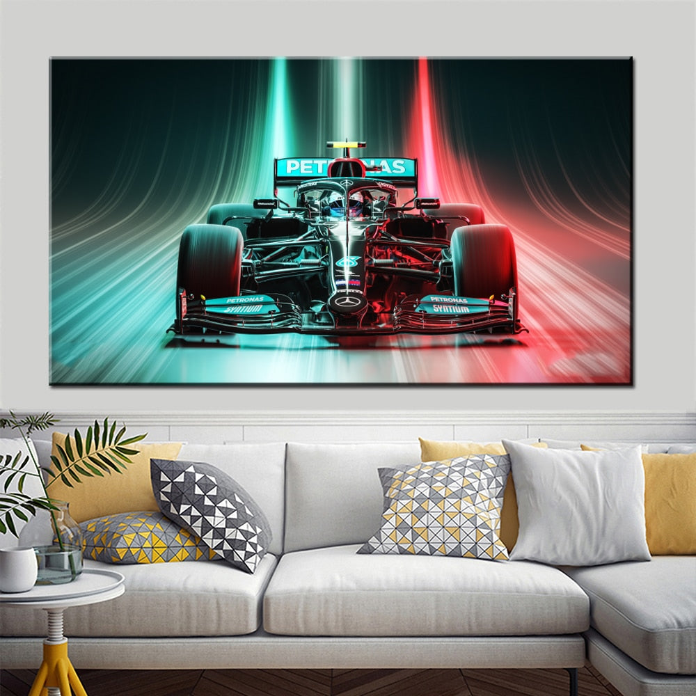 Arthia Designs - Formula One Mercedes Car Canvas Art - Review